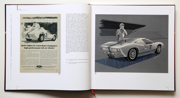 Bild Der Ford GT40 als indirekter Vorgänger des P68 - Buch "Alan Man Racing F3L / P68 - The story of Ford’s three litre sports cars from the Sixties"