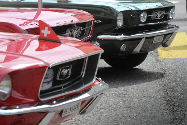 Der Ford Mustang Club gibt sich ein Stelldichein - Oldtimer in Obwalden (O-iO) 2018