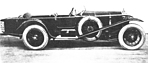 Der Gipfel rassiger Sportlichkeit war dieser viersitzige Roadster auf Steyr-Chassis, ebenfalls ein Komenda-Entwurf (© Ludvigsen Partners, 1925) Der Gipfel rassiger Sportlichkeit war dieser viersitzige Roadster auf Steyr-Chassis, ebenfalls ein Komenda-Entwurf (© Ludvigsen Partners, 1925)