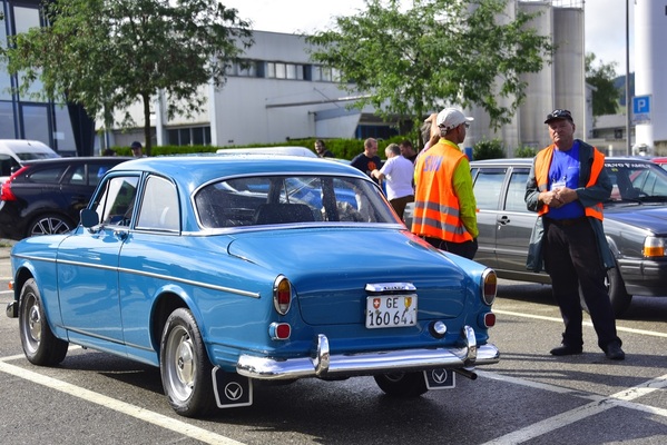 Bild: Der Himmel ist weniger blau: Volvo 122 (1969) – Swiss Volvo Meeting 2023