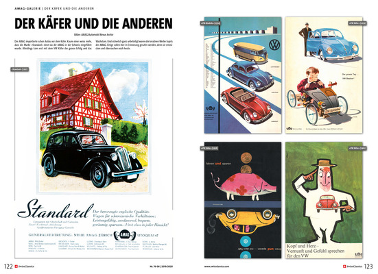 The Beetle and the others - 50 years of AMAG advertising - SwissClassics Revue Issue 76-6/2019
