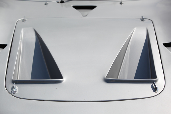 Der Kofferraum-Deckel beim Ford GT40 - Mustang & Shelby Meeting 2017 in Zug