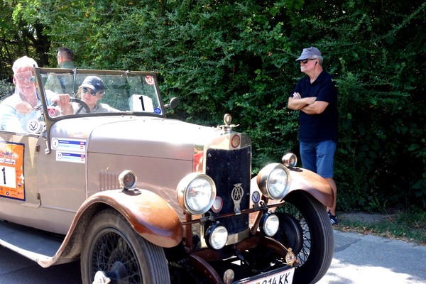 Der Lea Francis P Type aus dem Jahr 1927 mit der Startnummer 1 - Vienna Classic Days 2024