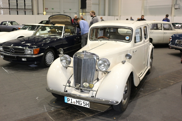 Der MG YA von 1949 stand für EUR 17'500 zum Verkauf - Hamburg Motor Classics 2018