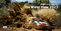 Der McKlein Rallye Kalender 2023 – The Wider View zeigt WRC-Boliden in Aktion (© McKlein, 2022)