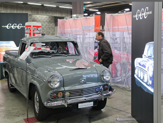 Der Morris Pickup soll CHF 45'000 kosten, die Restaurierung verschlang deutlich mehr - Oldtimermesse St. Gallen 2018