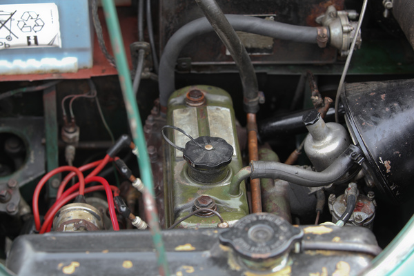 Der Motor des Austin A35 Van - British Car Meeting Mollis 2017