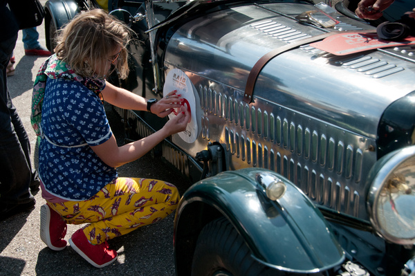Bild Startnummer für jedes Auto