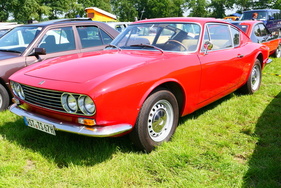 Der Osi-Ford 20 M TS stammt aus der Feder von Sergio Sartorelli, demselben Designer, der auch den Karmann-Ghia Typ 34 entworfen hat. Der Osi (Officine Stampaggi Industriali) wurde mit Ford-Technik (2,0 und 2,3-Liter V6) ausgerüstet. – Bockhorner Oldtimermarkt 2025