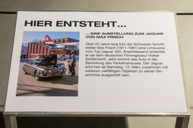 Der Platz für den Jaguar 420 ist schon fast bereit Der Platz für den Jaguar 420 ist schon fast bereit