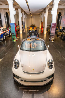 Der Porsche 911 Speedster Concept von 2018 - Sonderausstellung „Mission: Future Heritage“ im Automuseum Prototyp 2025