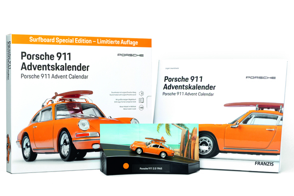 Der Porsche-Adventskalender von Franzis