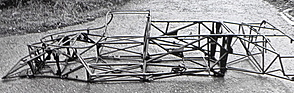 Bild: Der Rohrahmen des Porsche 917