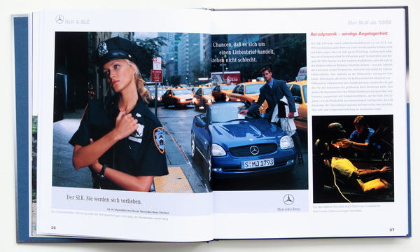 Bild Der SLK in der Werbung - Buch "Mercedes-Benz SLK & SLC - Alle Generationen, alle Baureihen"