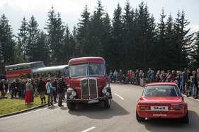 Der Saurer aus der Schweiz, der BMW aus Deutschland - Internationaler Edelweiss Bergpreis Rossfeld 2018 Der Saurer aus der Schweiz, der BMW aus Deutschland - Internationaler Edelweiss Bergpreis Rossfeld 2018