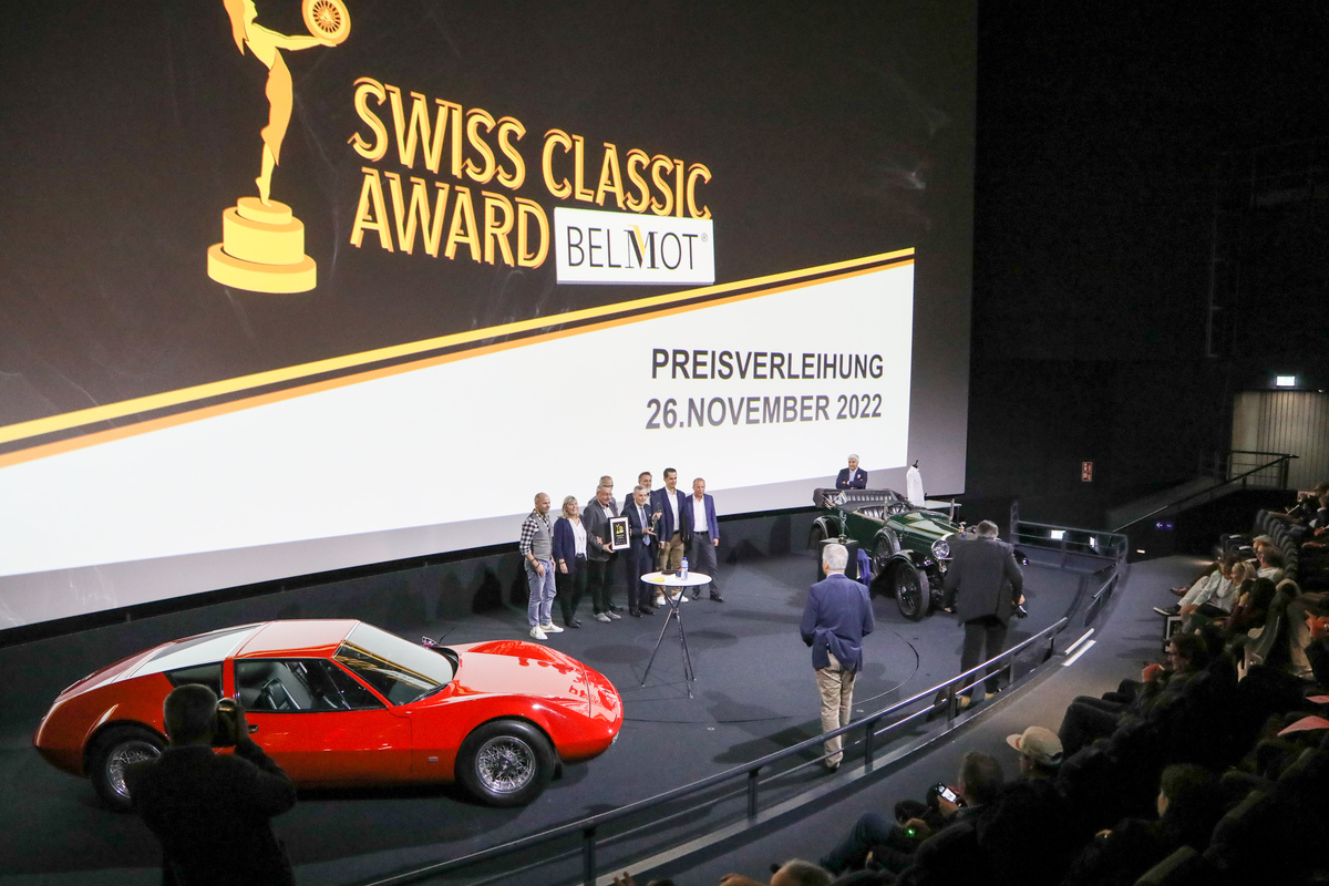 Der Schluss der Preisübergabe mit einem Gruppenfoto - Swiss Classic Award 2022