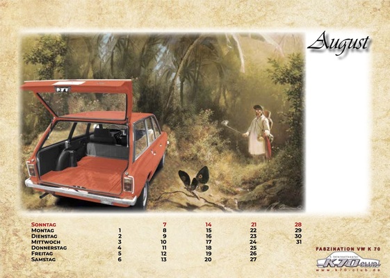 Bild: Der Schmetterlingsfänger - K70 Kalender 2022
