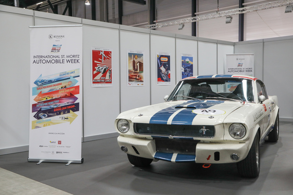 The Shelby Mustang GT350 promotes the international St. Moritz Automobile Week - Swiss Classic World Lucerne 2023