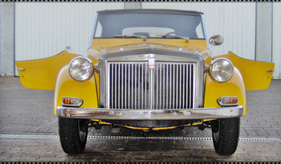 Der Siata Spring als lustiges Cabriolet