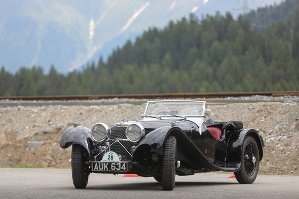 Der Sieger des Concours d'Elégance - SS 100 Jaguar (1937) - 30. BCCM St. Moritz “Safari Edition” 2024
