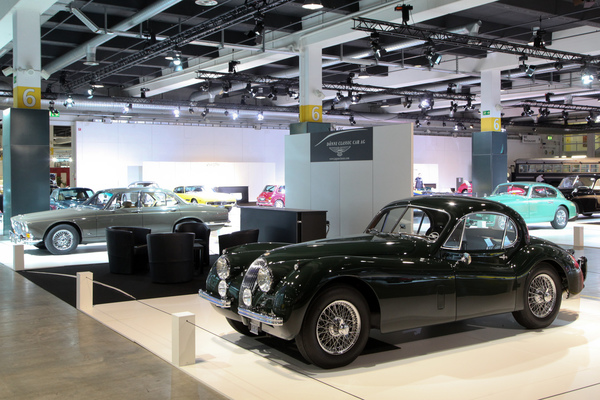 The stand of Dönni Classic Car AG - Auto Zürich 2019