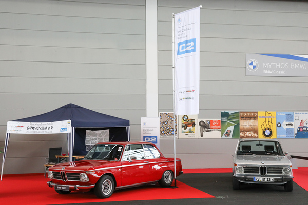 Der Stand des "BMW 02 Club" - Klassikwelt Bodensee 2024