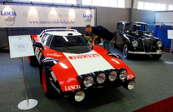 Der Stand des belgischen Lancia-Clubs – Interclassics Classic Car Show Brüssel 2023