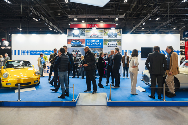 Bild: Der Stand von Gooding Christie's an der Rétromobile 2025