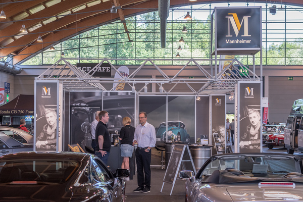 Der Stand von Mannheimer - Motorworld Classics Bodensee 2018