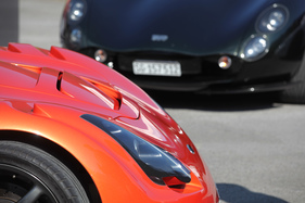 Der TVR Sagaris war eines der letzten Autos, die TVR baute - British Car Meeting in Mollis am 28. August 2016