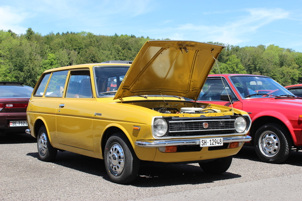 Der Toyota Copain als rare Kombivariante - Japaner Young- und Oldtimertreffen Bleienbach 2016