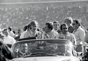 Der Trauerfall von Neubiberg - Versöhnliche Ehrenrunde 1970 in Hockenheimmit Quester, Regazzoni & Peterson