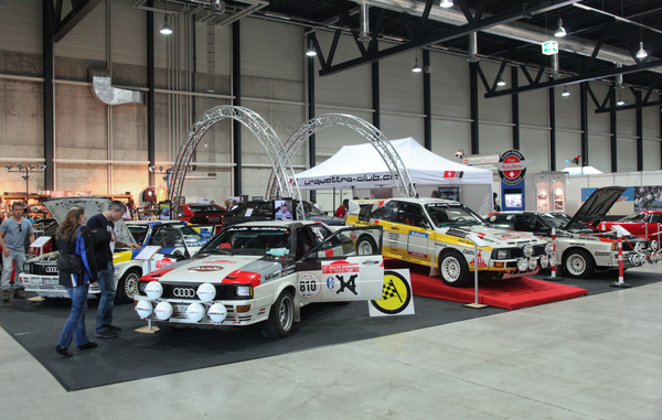 Bild Der Ur-Quattro-Club mit eindrücklicher Audi Quattro Palette - Swiss Classic World 2014