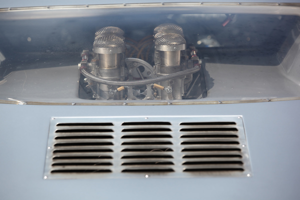 Bild: Der V8-Motor unter Glas im Ford GT40 - Mustang & Shelby Meeting 2017 in Zug