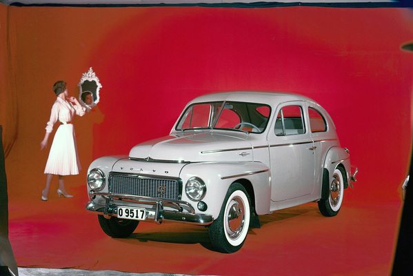 Der Volvo PV444 in der Produktpromotion