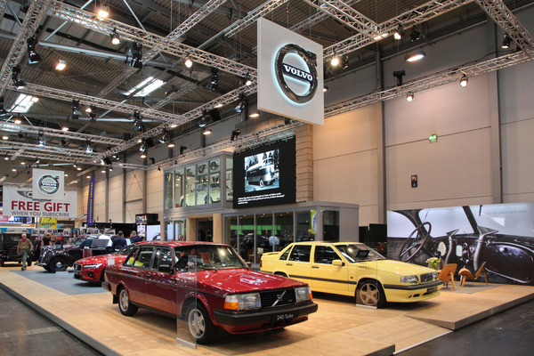 Image: The Volvo stand was dedicated to the brand's saloons - Techno Classica Essen 2019