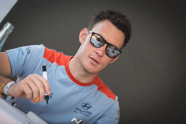 Der belgische Hyundai-Werkfahrer Thierry Neuville - Eifel Rallye Festival 2017