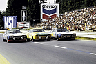 Der berühmte Capri RS-Dreifach-Sieg bei den 24 h Spa 1972 - Mass-Stuck, Birrell-Bourgoignie, Glemser-Soler Roig, von links