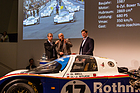 Der deutsche Rennfahrer Hans-Joachim Stuck erzählt vom Porsche 962 C (1987) - an der Porsche Sound Nacht 2014
