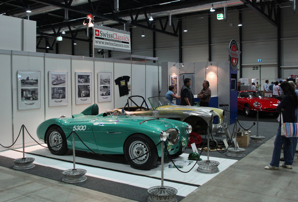 Der für Geschwindigkeitsrekorde optimierte Austin-Healey - Swiss Classic World 2014