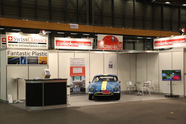 Der gemeinsame SwissClassics Revue-Zwischengas-Stand - OTM Fribourg 2015