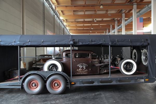 Der ist aber wirklich flach - Hot Rod aus den USA - Klassikwelt Bodensee 2016