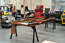 Der letzte Stahlrahmen im "Chassis Shop" (© Morgan, 2020) Der letzte Stahlrahmen im "Chassis Shop" (© Morgan, 2020)