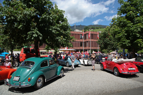 Image: The most common classic car in Switzerland, the VW Beetle - Oldtimer in Obwalden (O-iO) 2019