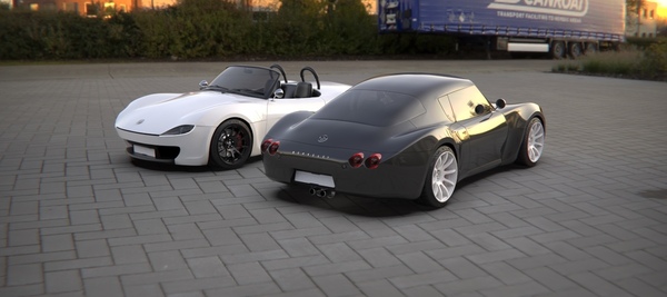 Bild: Der neue Berkeley Bandid ist als Coupé und Cabriolet angedacht