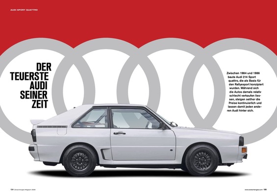 Bild: Der teuerste Audi seiner Zeit – Zwischengas Jahresmagazin 2026