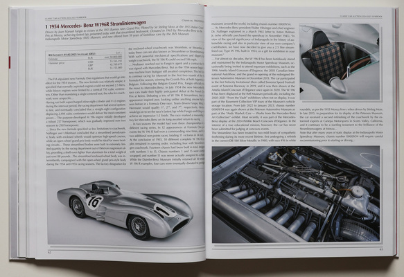 Der teuerste Wagen im Untersuchungszeitraum - Mercedes-Benz W196R - Buch "Classic Car Auction Yearbook 2024-2025"