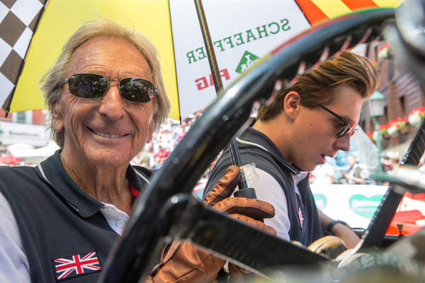 Derek Bell fühlte sich im Bentley wohl, trotz schwacher Bremsen - Ennstal-Classic 2017