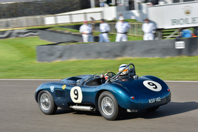 Derek Bell im Jaguar C-Type erreichte nur Platz 23 - Freddie March Memorial Trophy - Goodwood Revival 2015