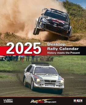 Desktop Rally Calendar 2025 "History meets the Present"
